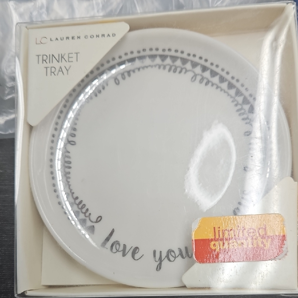 LC Lauren Conrad White Trinket Tray